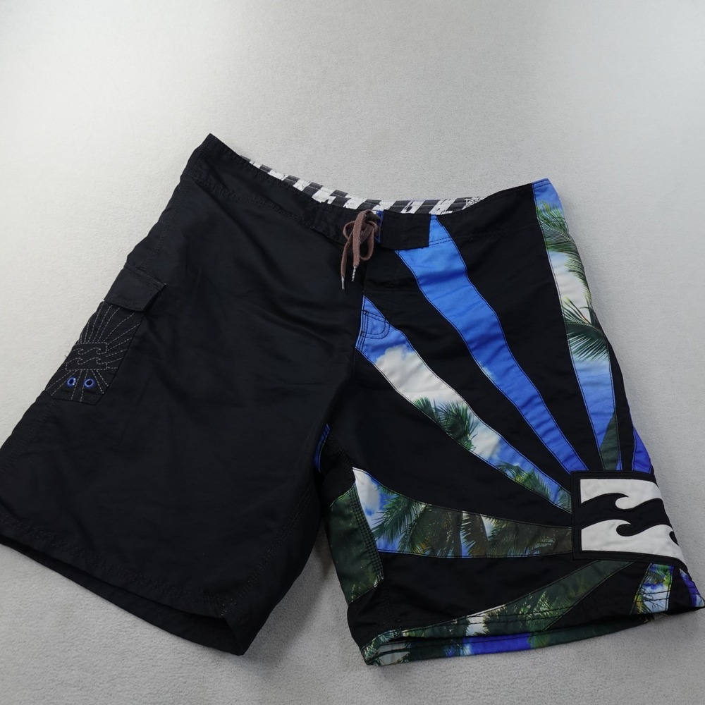 Billabong Andy Irons Rising Sun Boardshorts Mens 42 Scenic Y2K Surf Swimming